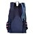 Mochila Sestini 2 Compartimentos Paul Frank World Jeans Azul - Imagem 4