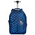 Mochila Sestini Com Carrinho 2 Comp Capricho Wishes Azul - Imagem 1