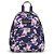 Mini Mochila Jansport Half Pint 10 Litros Purple Petals - Imagem 1