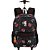 Mochila Sestini Com Carrinho Nba Begins Graffiti Cinza - Imagem 1