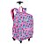 Mochila Sestini com Carrinho Capricho Student School Rosa - Imagem 2