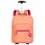 Mochila Sestini com rodinhas Lover Laranja Pêssego - Imagem 1