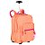 Mochila Sestini com rodinhas Lover Laranja Pêssego - Imagem 2
