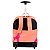 Mochila Sestini com rodinhas Lover Laranja Pêssego - Imagem 3