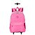 Mochila Sestini com Rodinhas Rollingg Crinkle 2 Double Rosa - Imagem 1