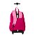 Mochila Sestini com Rodinhas Rollingg Crinkle 2 Double Rosa - Imagem 3