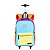 Mochila Sestini com Rodinhas Paul Frank Authentic Orange Mix - Imagem 1