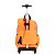 Mochila Sestini com Rodinhas Paul Frank Authentic Orange Mix - Imagem 3