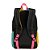 Mochila Sestini Grande Capricho Contrast Preto e Rosa - Imagem 3