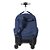 Mochila com Carrinho Sestini 4r Duplas Rolling Crinkle Azul - Imagem 3
