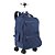 Mochila com Carrinho Sestini 4r Duplas Rolling Crinkle Azul - Imagem 2