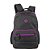Mochila Sestini College Hydroblock 2 Comp Preto e Roxo - Imagem 1