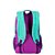 Mochila Sestini 2 Comp College Crinkle 4 Azul e Turquesa - Imagem 3