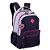 Mochila Sestini 2 Compartimentos College Crinkle 4 Roxo - Imagem 2