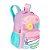 Mochila Sestini Grande Colors Girls Feminino Colorido e Rosa - Imagem 2