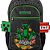 Mochila Sestini Grande 2 Compartimento Minecraft Icons Preto - Imagem 4