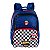 Mochila Sestini Racing Colorido 19 Litros Infantil Azul - Imagem 1
