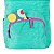 Mochila Sestini Happy Crinkle 2 Turquesa e Roxo 14 Litros - Imagem 5