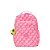 Mochila Kipling Seoul Estampado Adorable Hearts Rosa - Imagem 1