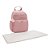 Mochila Kipling Maisie Tiny Smoky Blus Maternidade Rosa - Imagem 4
