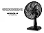 Ventilador De Mesa E Parede Ultra V-30b 30cm 6 Pás Branco Pás Azul 127v - Imagem 6