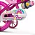 Bicicleta Infantil com roda treinamento Flower Aro 12 Nathor - Imagem 4