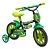 Bicicleta Infantil Nathor Aro 12 Menino Black De 2 A 5 Anos Cor Preto/Verde - Imagem 5