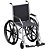 Cadeira de rodas Jaguaribe 1009 pneu maciço - Imagem 1