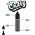 Frasco Chubby V3 15ml | Black/Black - 10un - Imagem 1