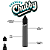 Frasco Chubby V3 30ml SLIM | Black/Black - 10un - Imagem 1