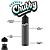 Frasco Chubby V3 60ml SLIM | Black/Black - 10un - Imagem 1