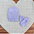 Kit Gorro com Luvas Tricot Lilás - Imagem 1