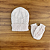 Kit Gorro com Luvas Tricot Rosa - Imagem 1