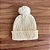 Gorrinho Amarelo em Tricot com Pompom - Imagem 1