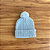 Gorrinho Azul em Tricot com Pompom - Imagem 1