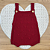 Romper Tricot Vermelho - Imagem 1