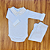 Conjunto Body Gola Camisa Linha Cinza - Imagem 1