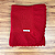 Manta Tricot Renda Vermelho - Imagem 1
