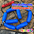 Guia Salsicha Azul - Corda Preta -  Puxador Vermelho - Luleko - Imagem 2