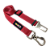 Cinto de Segurança Pet Colorido Luleko - Vermelho - Imagem 1