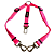 Cinto de Segurança Duplo Pet Colorido Luleko - Rosa - Imagem 1