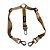 Cinto de Segurança Duplo Premium Love My Dog Luleko - Dourado - Imagem 1