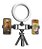 A88 RING LIGHT 6 POLEGADAS COM 2 SUPORTES - Imagem 1