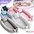 Ninho Para Bebê Redutor De Berço Pompom Chevron Rosa - Imagem 2