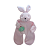 Naninha Plush Coelho Rosa - Imagem 1
