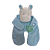 Naninha Plush Hipopótamo Azul - Imagem 1