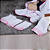 Kit 3 Fraldinhas de Boca e Ombro Estampado 100% Algodão Balão Pink - Imagem 1