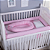 Kit Enxoval de Bebê Coleção Xadrez Rosa - Imagem 2