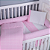 Kit Enxoval de Bebê Coleção Xadrez Rosa - Imagem 3