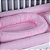 Kit Enxoval de Bebê Coleção Xadrez Rosa - Imagem 4